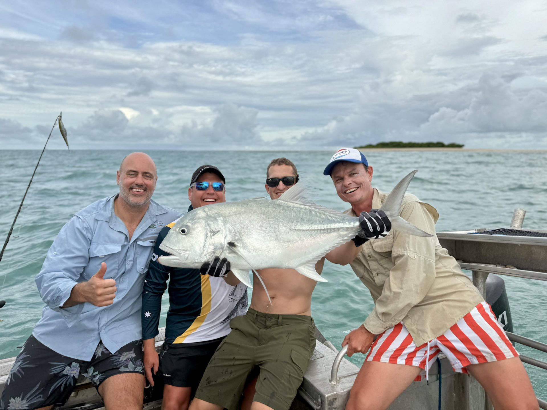 Another Giant Trevally fishing action