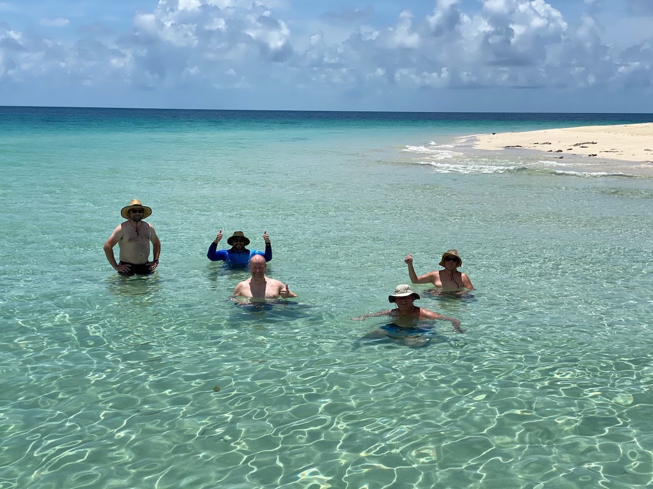 Flats wading landing