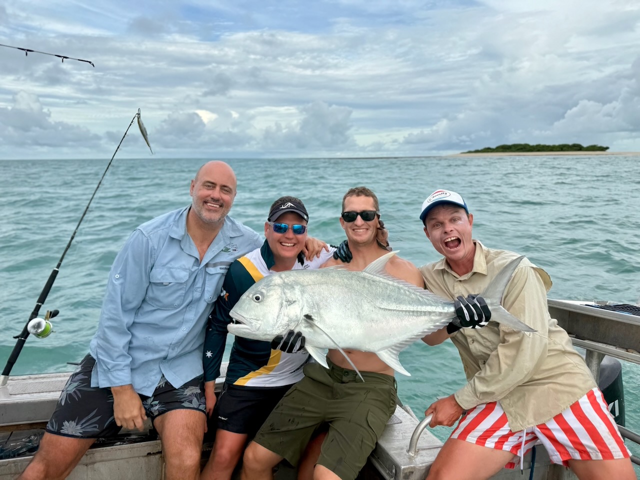 Wading sand cay