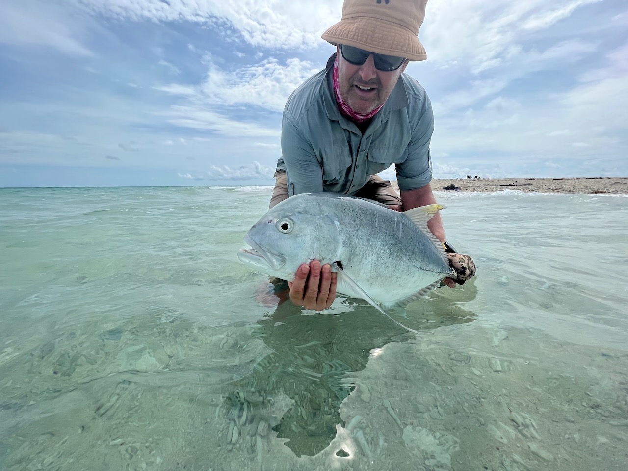 Sandy cay setup